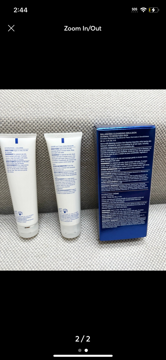 ZO Skin Health Hydrating Crème With Balancing Cleansing Emulsion Combo Set 2026