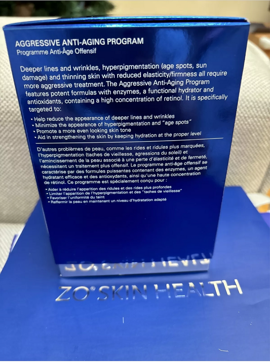 ZO Skin Health Aggresive Anti-Aging Program, Brand New Exp 05/2026
