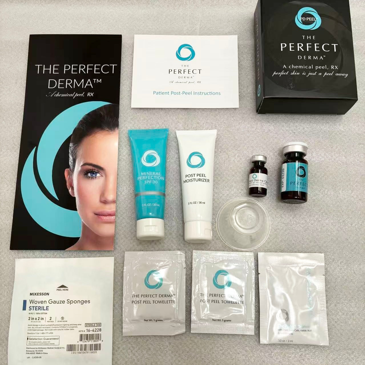 The Perfect Derma Peel Kit with Clear Booster Exp 11/2027